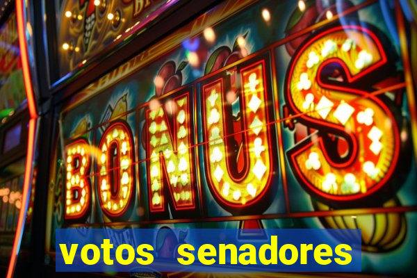 votos senadores impeachment moraes