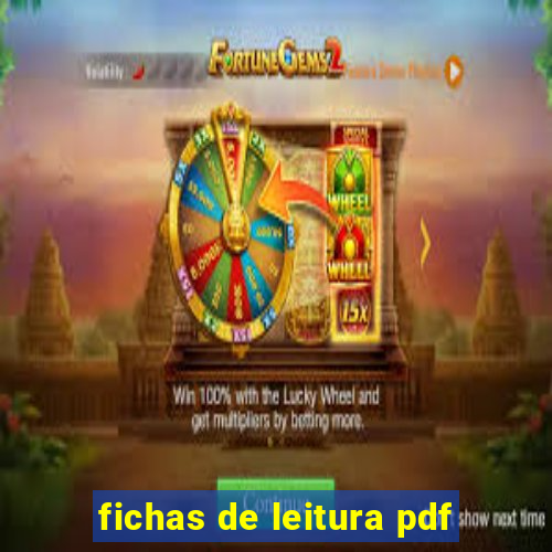 fichas de leitura pdf