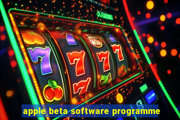 apple beta software programme