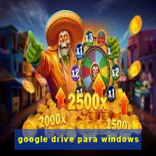 google drive para windows