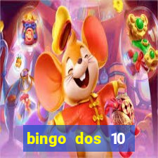 bingo dos 10 mandamentos da lei de deus