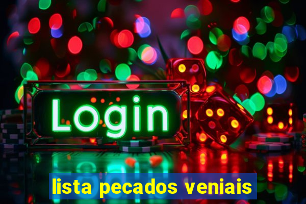 lista pecados veniais