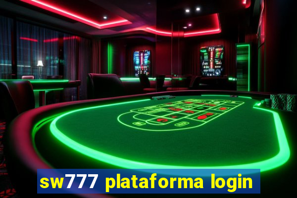 sw777 plataforma login