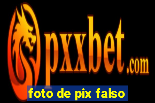 foto de pix falso
