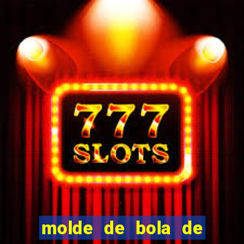 molde de bola de futebol para imprimir