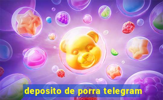 deposito de porra telegram