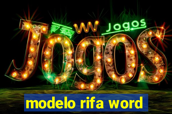 modelo rifa word