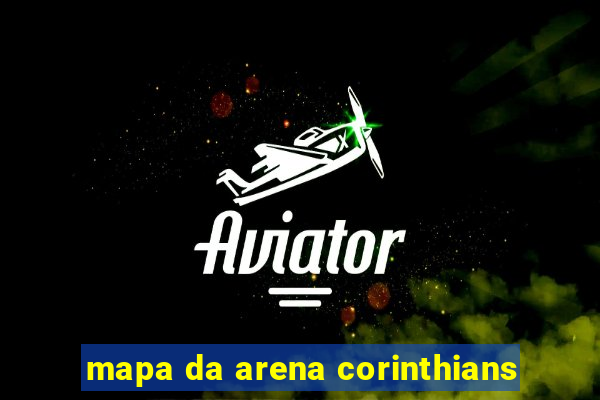 mapa da arena corinthians