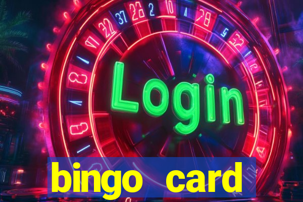 bingo card generator with pictures