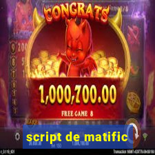 script de matific