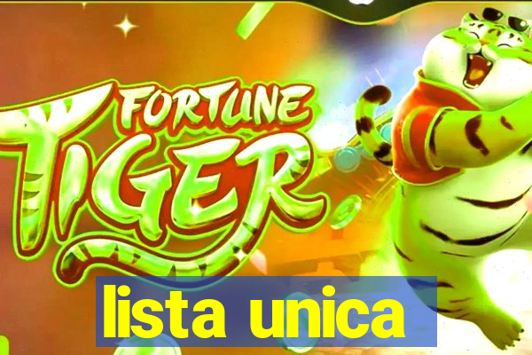 lista unica