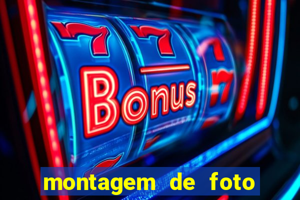 montagem de foto com simbolo do flamengo