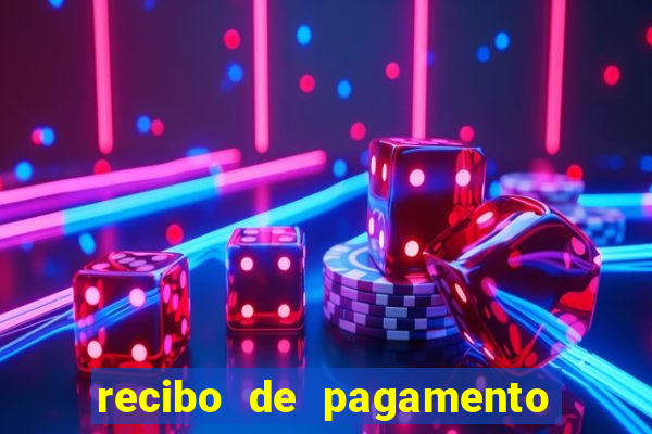 recibo de pagamento simples word