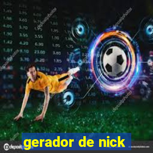 gerador de nick