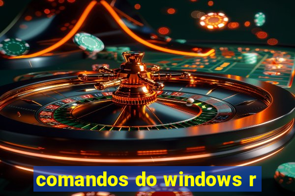 comandos do windows r