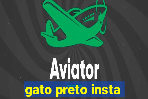 gato preto insta