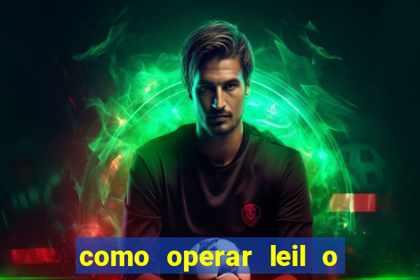 como operar leil o de abertura mini indice