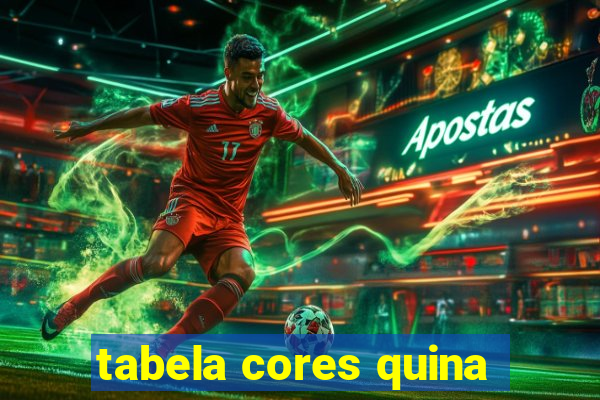 tabela cores quina