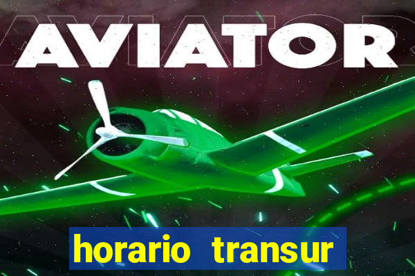 horario transur roleta santos dumont juiz de fora