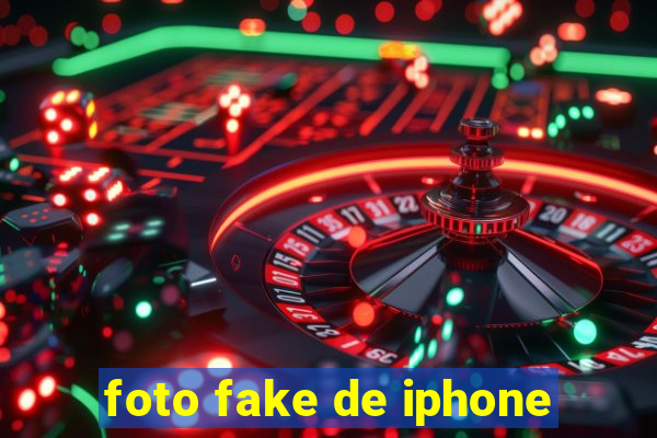 foto fake de iphone