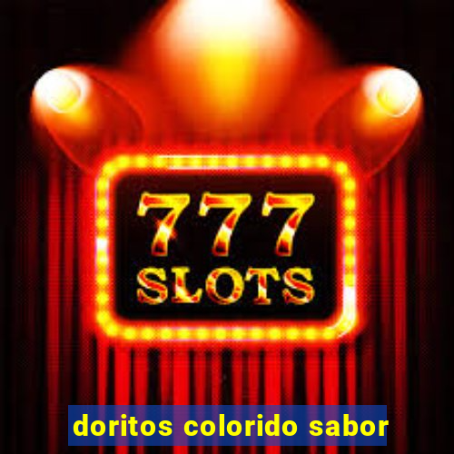 doritos colorido sabor