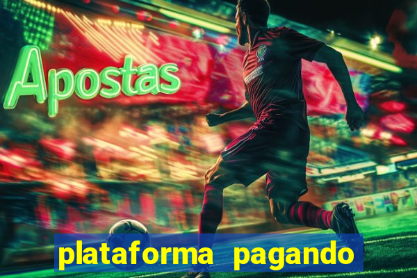 plataforma pagando no cadastro