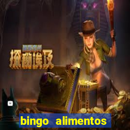 bingo alimentos para imprimir