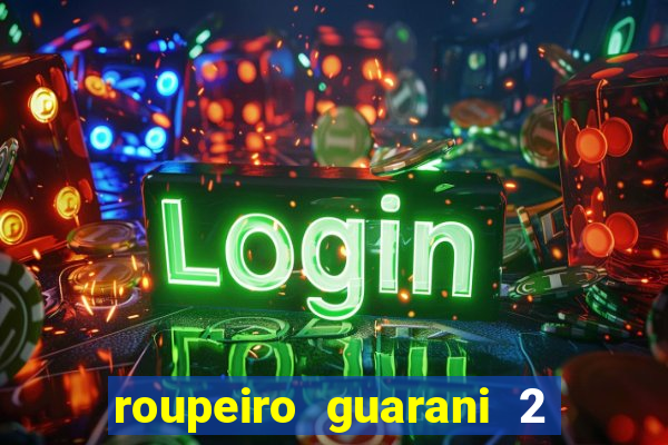 roupeiro guarani 2 portas de correr com espelho
