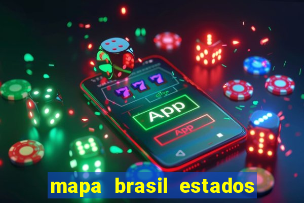 mapa brasil estados e capitais