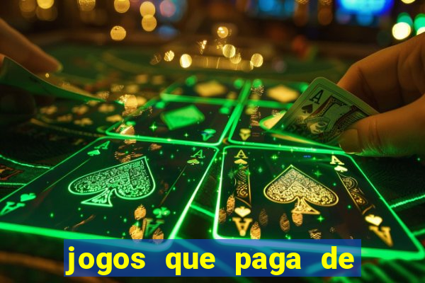 jogos que paga de verdade via pix