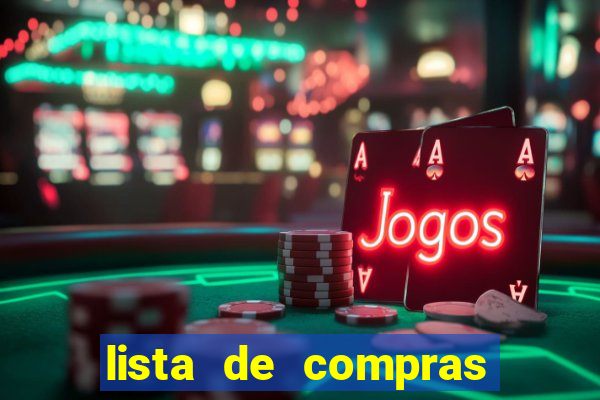 lista de compras supermercado completa para imprimir lista de compras supermercado para