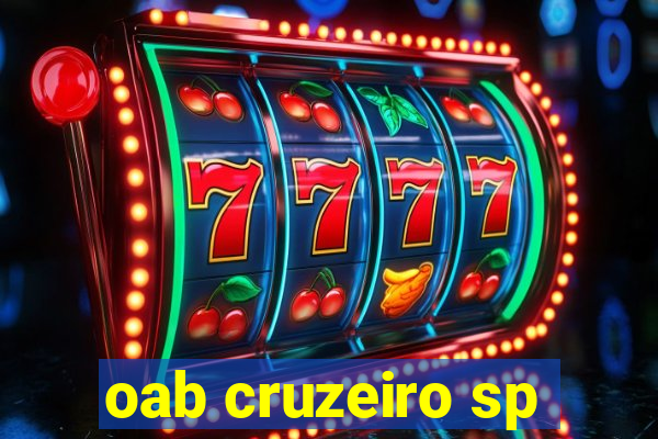 oab cruzeiro sp