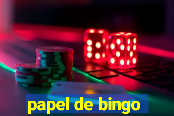 papel de bingo