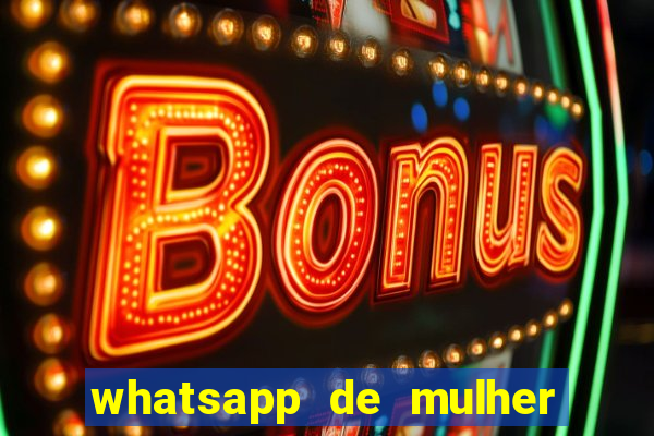 whatsapp de mulher de programa