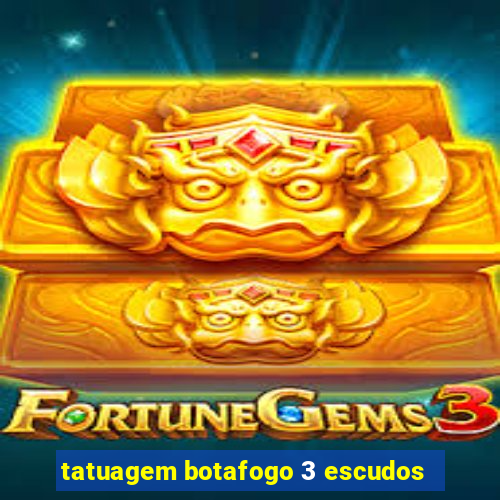 tatuagem botafogo 3 escudos