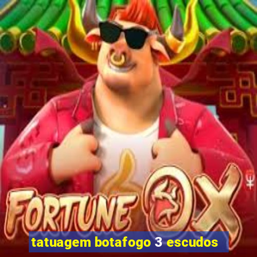 tatuagem botafogo 3 escudos