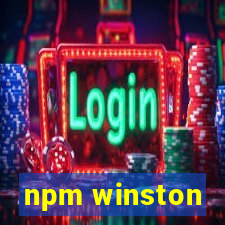 npm winston