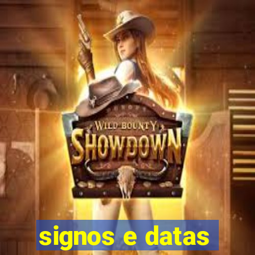 signos e datas