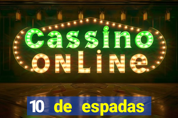 10 de espadas tarot amor