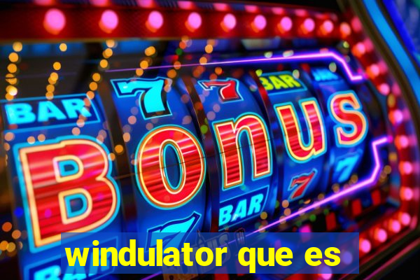 windulator que es