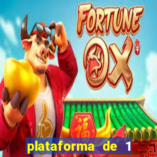 plataforma de 1 real fortune tiger