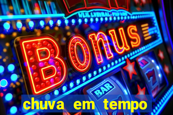 chuva em tempo real ipmet