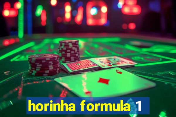 horinha formula 1