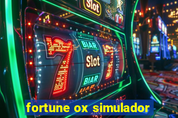 fortune ox simulador