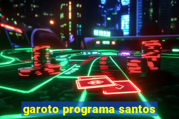 garoto programa santos