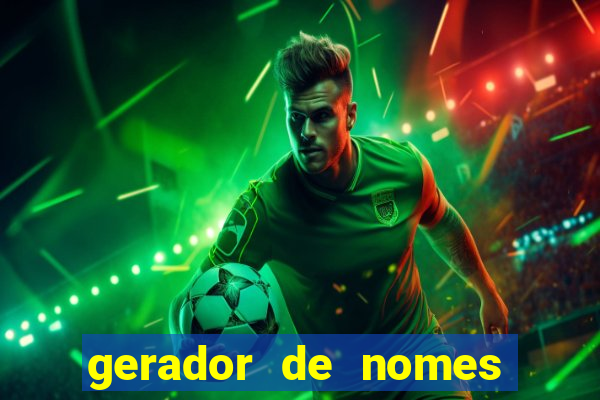 gerador de nomes para jogos
