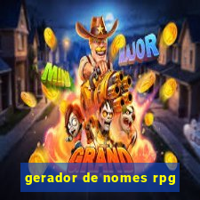 gerador de nomes rpg
