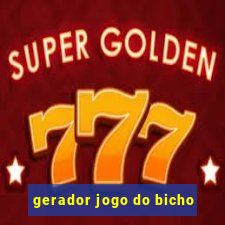 gerador jogo do bicho