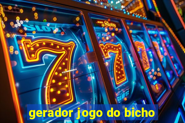 gerador jogo do bicho