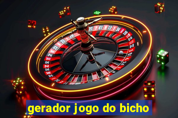 gerador jogo do bicho